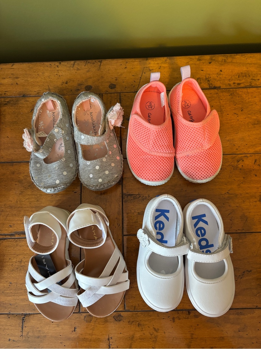 Bundle of size 6 toddler shoes
